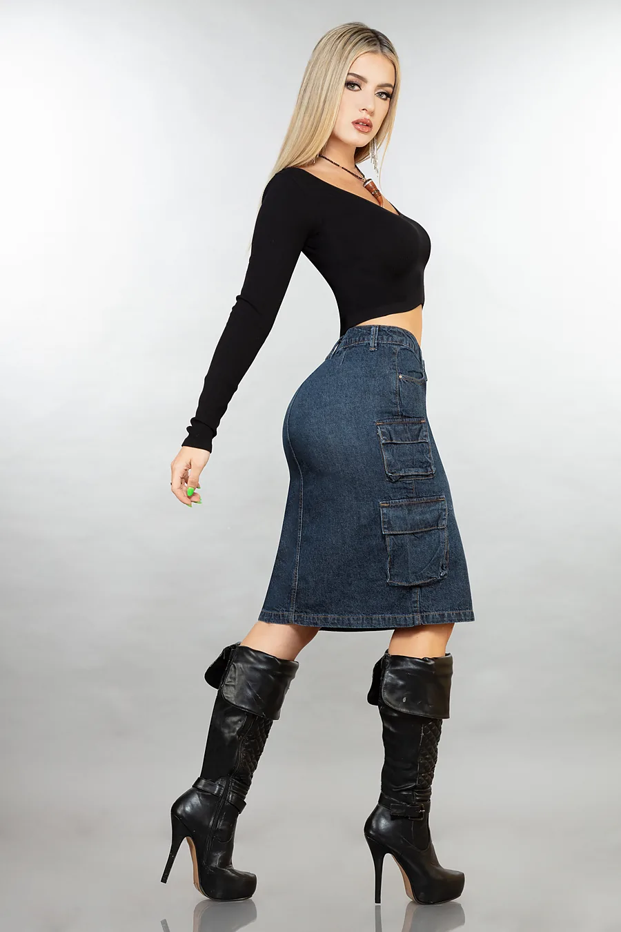 Catálogo de moda e-commerce en estudio por Mexico Model Management - Look 38